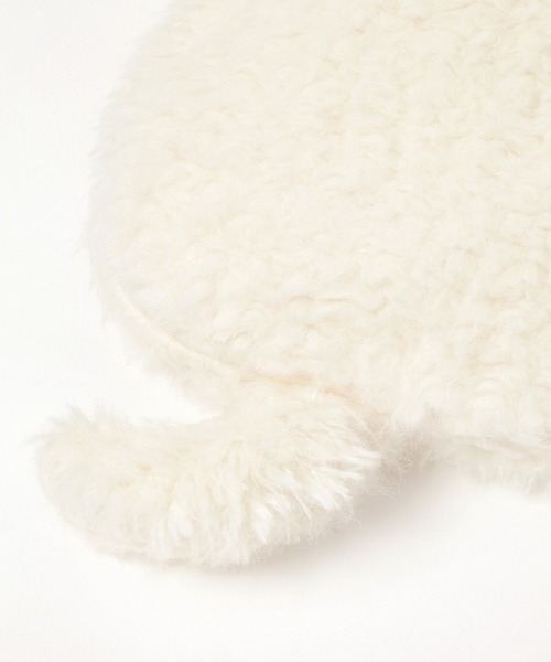 studio CLIP(スタディオクリップ)の「Finissage Home ミネット湯たんぽ(クッション/クッションカバー・レディース・ブラック/ホワイト・FREE)」の4枚目の写真