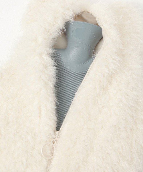 studio CLIP(スタディオクリップ)の「Finissage Home ミネット湯たんぽ(クッション/クッションカバー・レディース・ブラック/ホワイト・FREE)」の8枚目の写真