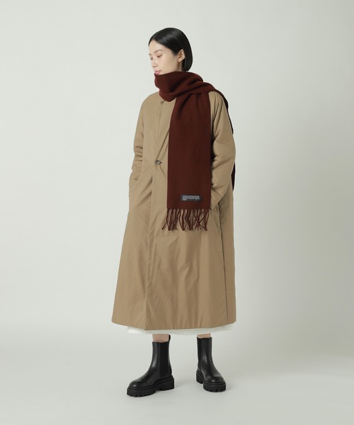 ZUCCa(ズッカ)の「ウールマフラー / ストール / S(ストール/ショール・レディース・グリーン/オレンジ/ボルドー/グレー/ブラック・FREE)」の9枚目の写真