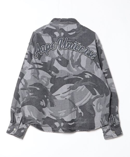 AAPE BY A BATHING APE（エーエイプバイアベイシングエイプ）の「AAPE MAIN LONG SLEEVE SHIRT(camouflage)（シャツ/ブラウス・メンズ・ライトブラック/ライトブルー・MEDIUM/LARGE/SMALL/X-LARGE）」の11枚目の写真