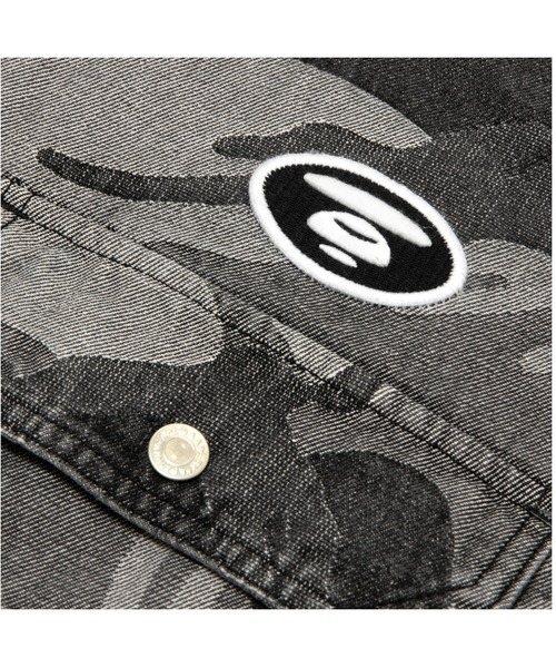 AAPE BY A BATHING APE（エーエイプバイアベイシングエイプ）の「AAPE MAIN LONG SLEEVE SHIRT(camouflage)（シャツ/ブラウス・メンズ・ライトブラック/ライトブルー・MEDIUM/LARGE/SMALL/X-LARGE）」の4枚目の写真