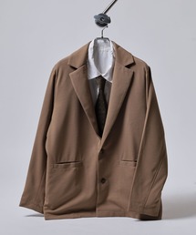 OMNES（オムネス）の「OMNES Another Edition ストレッチ梨地ワイドシルエット2Bテーラードジャケット tailored jacket（テーラードジャケット）」