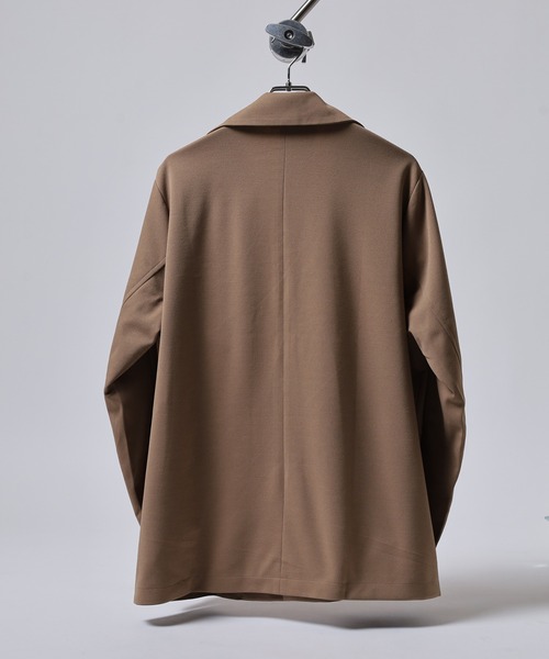 OMNES(オムネス)の「OMNES Another Edition ストレッチ梨地ワイドシルエット2Bテーラードジャケット tailored jacket(テーラードジャケット・メンズ・ベージュ/ブルー・L/M)」の8枚目の写真