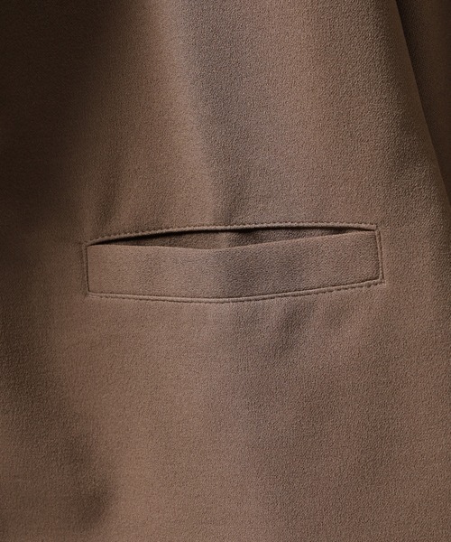 OMNES(オムネス)の「OMNES Another Edition ストレッチ梨地ワイドシルエット2Bテーラードジャケット tailored jacket(テーラードジャケット・メンズ・ベージュ/ブルー・L/M)」の7枚目の写真