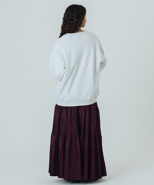 ROSE BUD(ローズバッド)の「【WEB・一部店舗限定】ANIMAL PRINT SWEAT(スウェット・レディース・ブルー/ライトグレー/チャコールグレー・ONE SIZE)」の18枚目の写真