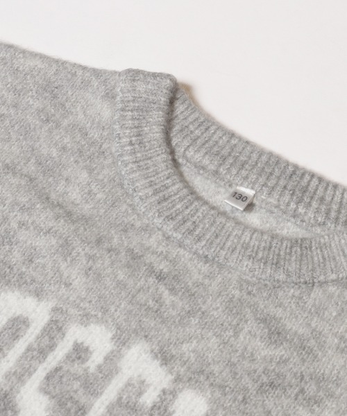 coca（coca）（コカ）の「【WEB限定セール】キッズ　親子お揃いアソートロゴニットトップス（ニット/セーター・キッズ・ライトベージュ/ブラウン/ライトグレー/ネイビー・120/130/140/150）」の20枚目の写真
