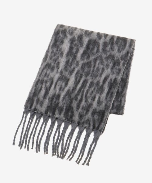 le.coeur blanc（ルクールブラン）の「《WEB限定アイテム》レオパードシャギーマフラー（マフラー・レディース・ベージュ/グレー・FREE）」の16枚目の写真