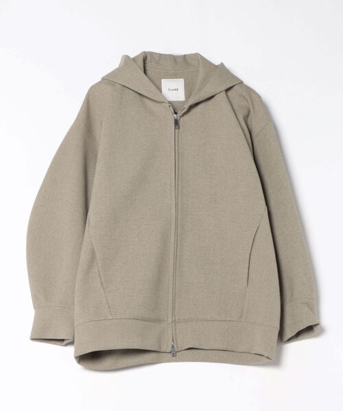 CLANE（クラネ）の「CLANE/クラネ/CONSTRUCTIVE HOODIE（パーカー・レディース・ブラック/ベージュ/その他24・1）」の3枚目の写真