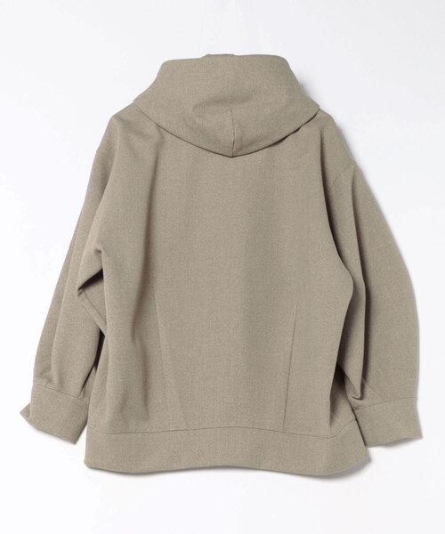CLANE（クラネ）の「CLANE/クラネ/CONSTRUCTIVE HOODIE（パーカー・レディース・ブラック/ベージュ/その他24・1）」の4枚目の写真