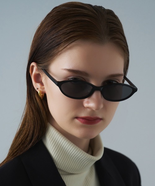 NUEF (ヌエフ)の「キャッツアイ型サングラス|カラーレンズ|トレンド|紫外線対策|UVカット|サングラス|NUEF|COLOR SUNGLASSES(サングラス・レディース・ライトブラウン/ブラウン/ブラック/カーキ・FREE)」の10枚目の写真
