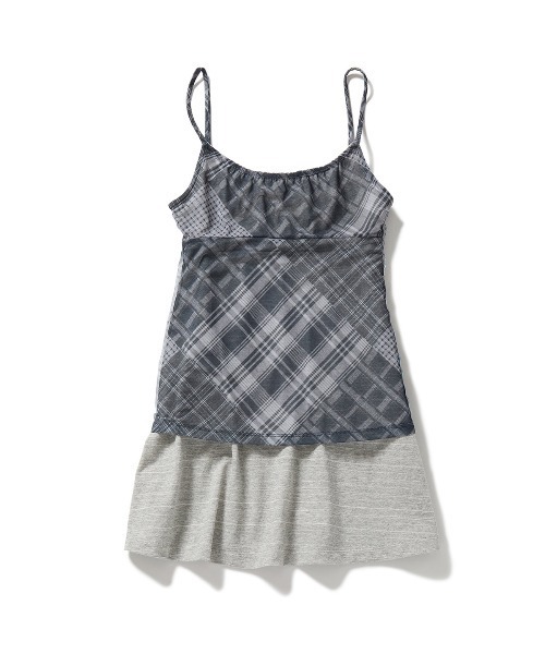 PERVERZE（パーバーズ）の「Layering Camisole（キャミソール・レディース・ベージュ/グレー・FREE）」の2枚目の写真