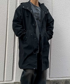 UNISEX》Lyocell Twill Chambray Prime-Over Middle Mods Coat