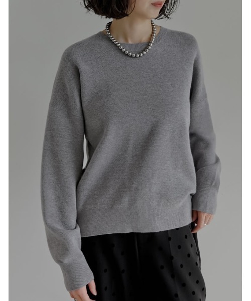 2025AW COLLECTION][保湿][静電気防止]選べるネックデザインスウェット