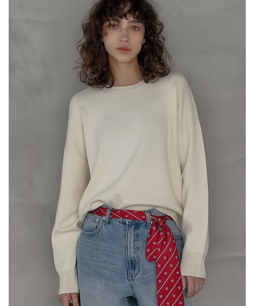 2025AW COLLECTION][保湿][静電気防止]選べるネックデザインスウェット