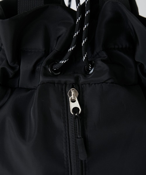 THE CRAFT CREW PRODUCTS（ザクラフトクループロダクツ）の「〈撥水加工〉5WAYドローコード巾着ショルダーバッグ / リュックサック【THE CRAFT CREW PRODUCTS】（バックパック/リュック・レディース・アイボリー/ブラック/ブラウン/グレー・FREE）」の17枚目の写真