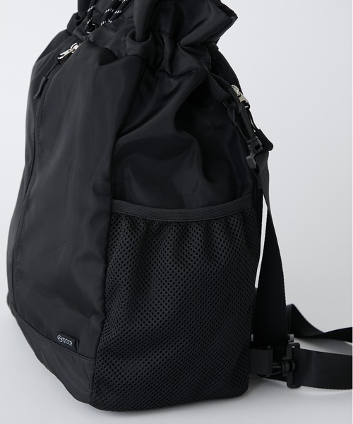 THE CRAFT CREW PRODUCTS（ザクラフトクループロダクツ）の「〈撥水加工〉5WAYドローコード巾着ショルダーバッグ / リュックサック【THE CRAFT CREW PRODUCTS】（バックパック/リュック・レディース・アイボリー/ブラック/ブラウン/グレー・FREE）」の19枚目の写真