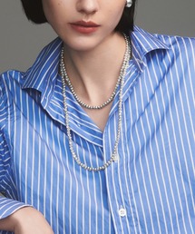 quip queint】noan black necklace/ノアン ブラック ネックレス QU225