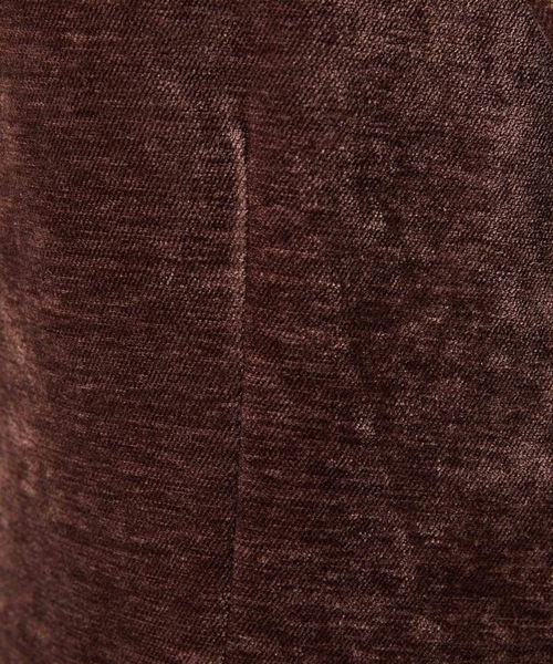 MK MICHEL KLEIN HOMME （エムケーミッシェルクランオム）の「【ふわふわ質感/ストレッチ／洗える】ベロアタッチ／LUXモールジャケット（テーラードジャケット・メンズ・オレンジ系その他/ブラック・46/51/48）」の13枚目の写真