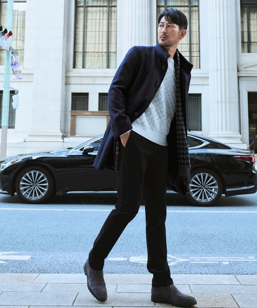 ウールスタンドカラーコート（その他アウター）｜EPOCA UOMO