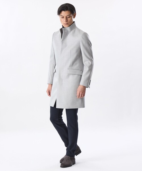 ウールスタンドカラーコート（その他アウター）｜EPOCA UOMO
