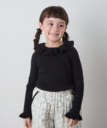 riziere | フリルカラーニットプルオーバー(ニット/セーター)