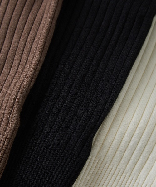 riziere（リジェール）の「フリルカラーニットプルオーバー（ニット/セーター・キッズ・アイボリー/ブラウン系/ブラック・120/110/100/90/150/140/130）」の5枚目の写真