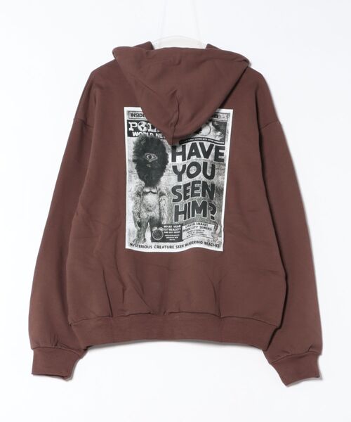 POLeR(ポーラー)の「POLER CREATURE HOOD(パーカー・メンズ・ブラウン/ブラック・L/XL/M)」の6枚目の写真