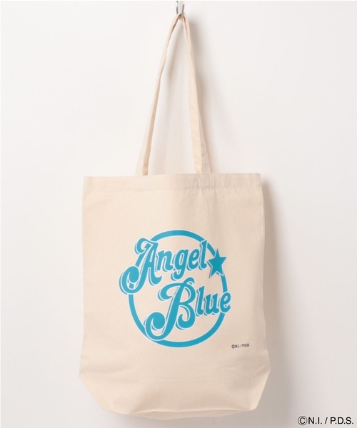ANGEL BLUE(エンジェルブルー)の「エンジェルブルー トートバッグ 丸ロゴ(トートバッグ・レディース・ブラック系/アイボリー系・ONE SIZE)」の2枚目の写真