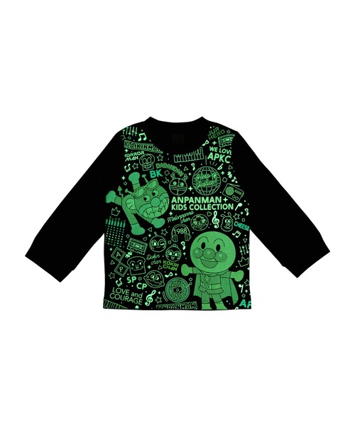 ANPANMAN KIDS COLLECTION（アンパンマンキッズコレクション）の「光るミュージックネオン長袖Tシャツ（Tシャツ/カットソー・キッズ・ブラック・120cm/110cm/100cm/90cm/80ｃｍ）」の4枚目の写真