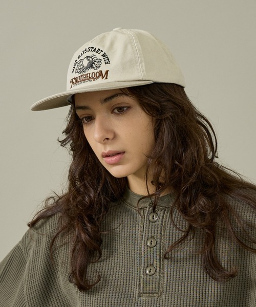 FRUIT OF THE LOOM（フルーツオブザルーム）の「【FRUIT OF THE LOOM/フルーツ オブ ザ ルーム】 EX PIGMENT 5PANEL BB CAP/ピグメント/ユニセックス【WEB限定】（キャップ・メンズ・ブラック/アイボリー・フリー）」の2枚目の写真