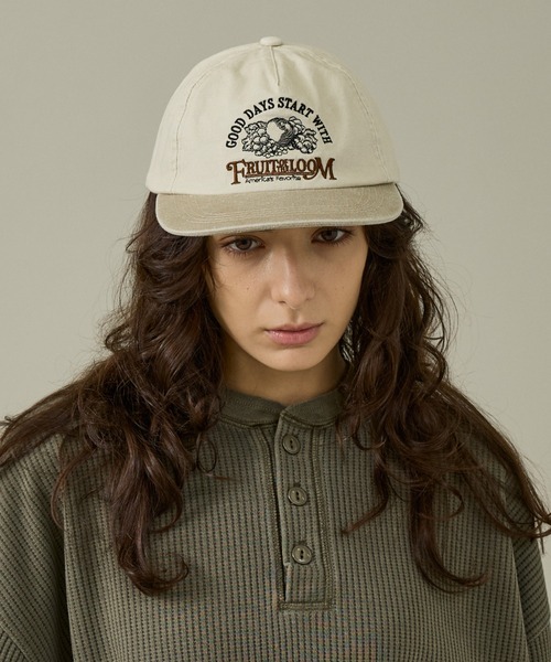 FRUIT OF THE LOOM（フルーツオブザルーム）の「【FRUIT OF THE LOOM/フルーツ オブ ザ ルーム】 EX PIGMENT 5PANEL BB CAP/ピグメント/ユニセックス【WEB限定】（キャップ・メンズ・ブラック/アイボリー・フリー）」の20枚目の写真