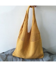 BACKYARD FAMILY（バックヤードファミリー）の「編みニットバッグ pk801（かごバッグ）」