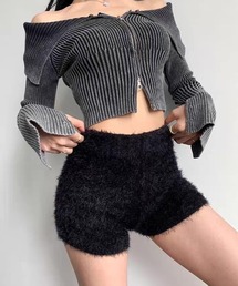 VIBGYOR | 【LAMPOON】シャギーニットショーツ(その他パンツ)