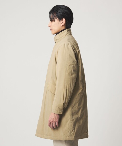 green label relaxing（グリーンレーベルリラクシング）の「A+ ナイロン パデット モッズ スタンド コート -撥水・保温-（モッズコート・メンズ・ブラック/ベージュ・XL/S/L/M）」の6枚目の写真
