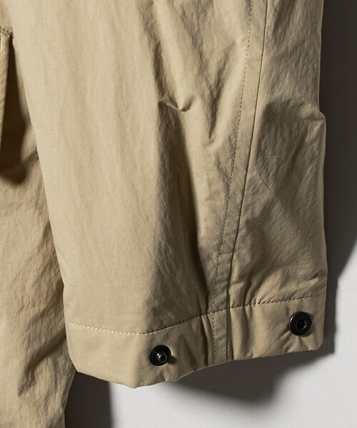 green label relaxing（グリーンレーベルリラクシング）の「A+ ナイロン パデット モッズ スタンド コート -撥水・保温-（モッズコート・メンズ・ブラック/ベージュ・XL/S/L/M）」の11枚目の写真