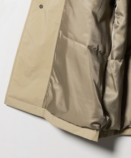 green label relaxing（グリーンレーベルリラクシング）の「A+ ナイロン パデット モッズ スタンド コート -撥水・保温-（モッズコート・メンズ・ブラック/ベージュ・XL/S/L/M）」の14枚目の写真