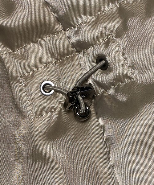 green label relaxing（グリーンレーベルリラクシング）の「A+ ナイロン パデット モッズ スタンド コート -撥水・保温-（モッズコート・メンズ・ブラック/ベージュ・XL/S/L/M）」の15枚目の写真