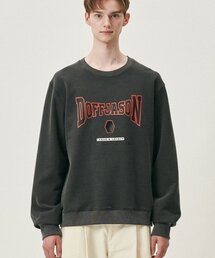 DOFFJASON（ドフジェーソン）の「シグネチャーレザーパッチスウェットシャツ チャコール（スウェット）」