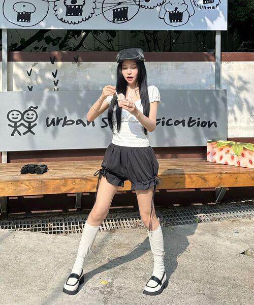 ILLIGO(イリゴ)の「ウィングホットフィックスバルーンショーツブラック(その他パンツ・レディース・その他・SMALL/MEDIUM)」の7枚目の写真