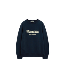 SITP5235 フラネリー刺繍スウェット_Navy