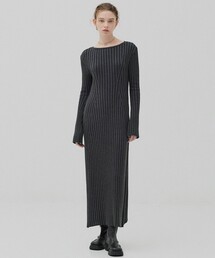 HAENGNAE ワンピース HAENGNAE/ヘンネ】CHIKUWABU KNIT DRESS/チクワブニットドレス/ニット
