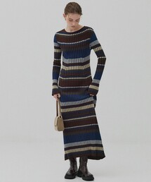 TOGA PULLA/トーガプルラ】Rib knit dress/リブニットドレス