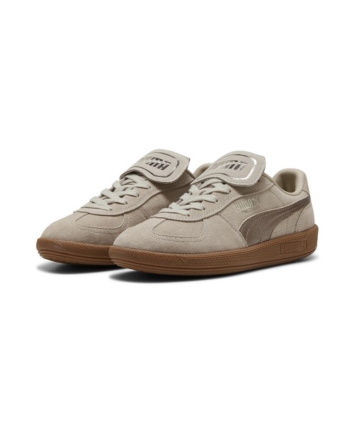 ELLEgirl(エルガール)の「PUMA PALERMO PREMIUM METALLIC(スニーカー・レディース・ピンク/ダークグレー・23.5cm/24.5cm)」の2枚目の写真