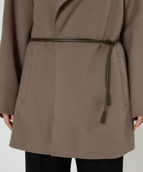 セール】ベルト付きリバーショートコート（ピーコート）｜BABYLONE
