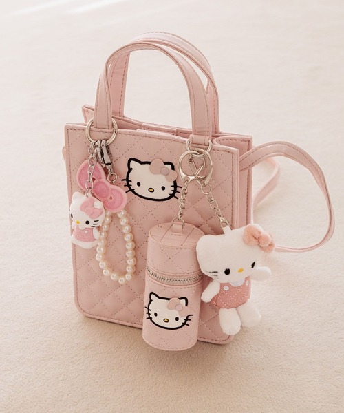 Me%（ミィパーセント）の「【HELLO KITTY】キルティングminiBAG 580256（ショルダーバッグ・レディース・ブラウン・FREE）」の8枚目の写真