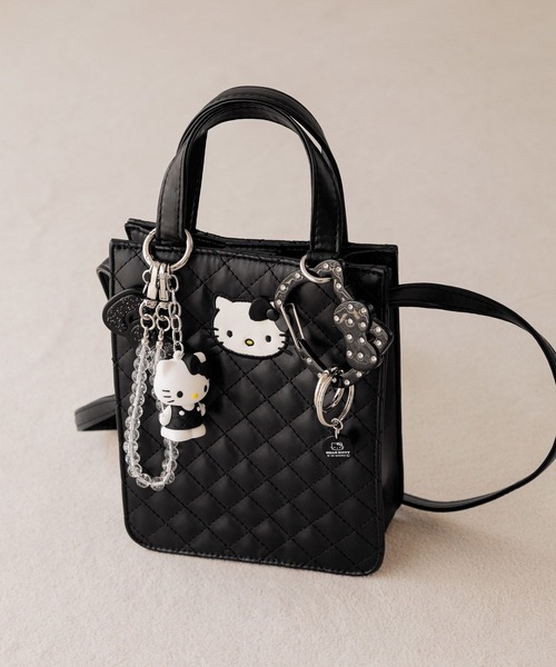 Me%（ミィパーセント）の「【HELLO KITTY】キルティングminiBAG 580256（ショルダーバッグ・レディース・ブラウン・FREE）」の12枚目の写真