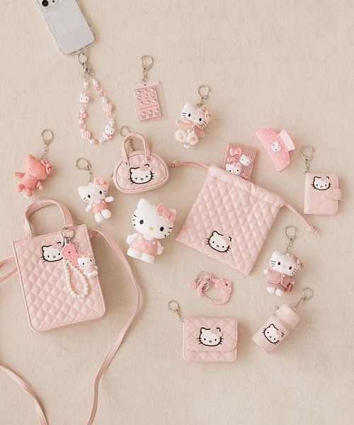 Me%（ミィパーセント）の「【HELLO KITTY】キルティングminiBAG 580256（ショルダーバッグ・レディース・ブラウン・FREE）」の9枚目の写真