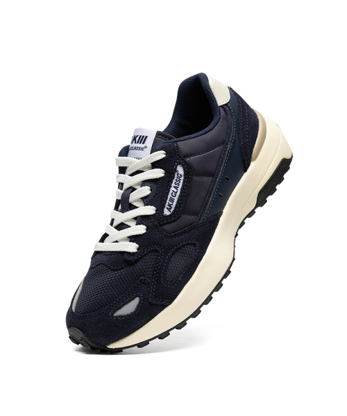 AKIII CLASSIC（アキクラシック）の「ヘリテージジョガー ミッドナイトネイビー（スニーカー・レディース・ネイビー・25cm/24.5cm/24cm/23.5cm/23cm）」の7枚目の写真