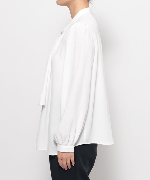 LEPSIM（レプシィム）の「【入卒式／セレモニー】2WAYボウタイブラウス　600998（シャツ/ブラウス・レディース・ライトピンク/ライトブルー/オフホワイト・FREE）」の5枚目の写真