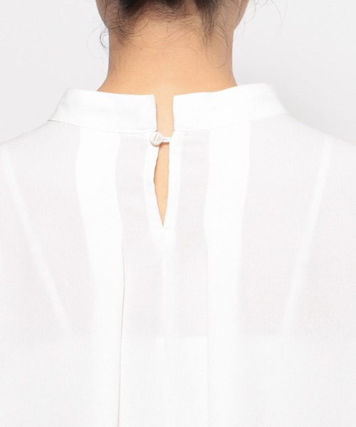 LEPSIM（レプシィム）の「【入卒式／セレモニー】2WAYボウタイブラウス　600998（シャツ/ブラウス・レディース・ライトピンク/ライトブルー/オフホワイト・FREE）」の10枚目の写真